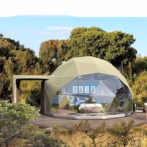 Luxury Clear Geodesic Dome Tent, PVC Tent, for Hotel, Manor, Resort, Forest, Glamping, Half Dome - Image 12